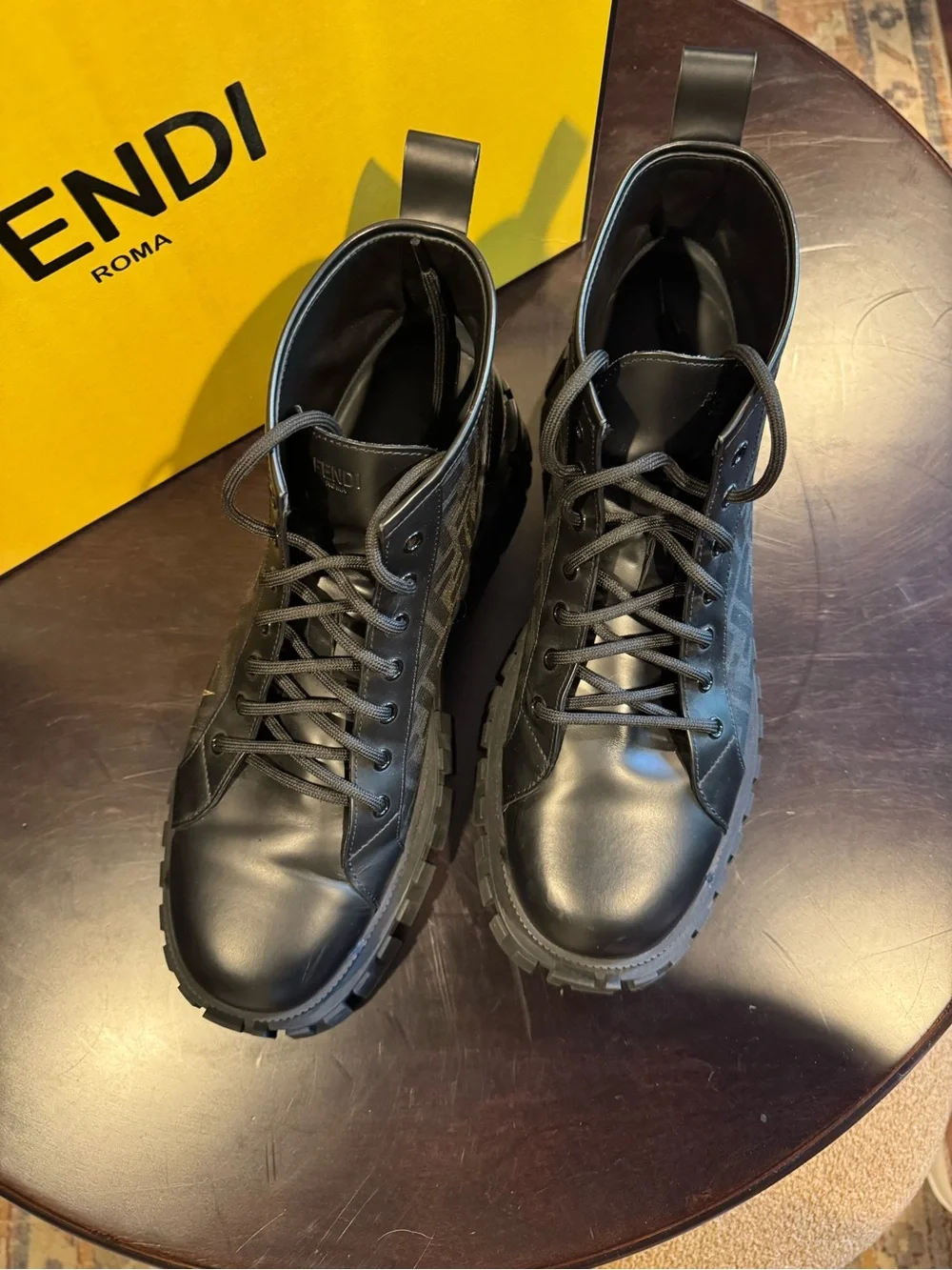 Men’s Fendi Force Biker Boot size 12